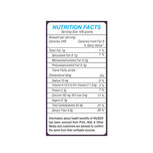 Load image into Gallery viewer, Special Choice Anjeer (Dry Figs) Diamond Vacuum Pack 250g (Nutritional Facts)