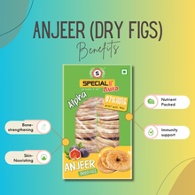 Load image into Gallery viewer, Special Choice (Aura) Sun Dried Fig (Alpha) 250gm | Vacuumed Pack Afghani Anjeer | Medium Size Anjeer