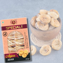 Load image into Gallery viewer, Special Choice Premium Dried Afghani Anjeer 250g Pack | Dried Figs Ajnir | Rich source of Fibre Calcium & Iron | Low in calories and Fat Free | Non-GMO Dried Figs
