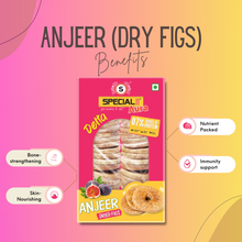 Load image into Gallery viewer, Special Choice (Aura) Natural Premium Dried Afghani Anjeer/Dry Figs 250g (Delta) Vacuum Pack | Healthy Dry Fruit Snack | Non-GMO Dried Figs