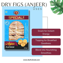 Load image into Gallery viewer, Special Choice Premium Afghani Dried Anjeer - 200g Rich Source of Vitamins Dietary Fiber Figs Dry Fruits | Big Size Anjeer