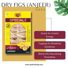 Load image into Gallery viewer, Special Choice Afghani Anjeer 250g Box Dry Fruits | Organic Dried Afghani Anjir Figs Rich in Iron, Fibre & Vitamins | Healthy Snack Low in Calories and Fat Free | Non-GMO Dry Afghani Anjir Figs