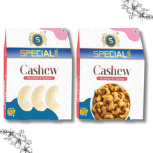 Load image into Gallery viewer, Special Choice Cashew Combo Crunch (Cashew Nuts Salted & Cashew Nuts Masala) 100g each
