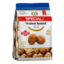 Load image into Gallery viewer, Special Choice 100% Pure Premium Raw California Inshell Walnuts 500g Pack | Akhrot | Crunchy & Tasty Walnut | High in Omega-3| Brain food | Healthy Walnuts | Latest Fresh Crop Inshell Walnut