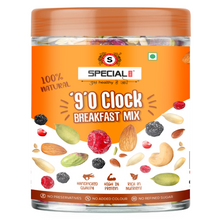 Load image into Gallery viewer, Special Choice 9 o'clock Breakfast Mix 250g Jar | Trail Mix | Nuts & Seeds Mix | Re-usable Jar | Healthy Snack | Dry Fruits & Nuts