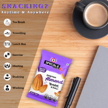 Load image into Gallery viewer, Special Choice (Rock On) California Almonds Roasted, Lightly Salted (Pack of 10, 15g Each) - 150g