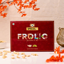 Load image into Gallery viewer, Special Choice Frolic Dry Fruits Gift Pack (Cashew Nuts Salted 100g & Indian Raisins 100g)