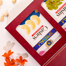 Load image into Gallery viewer, Special Choice Frolic Dry Fruits Gift Pack (Cashew Nuts Salted 100g & Indian Raisins 100g)