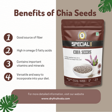 Load image into Gallery viewer, Special Choice Healthy & Tasty Jumbo Pumpkin, Jumbo Sunflower, Chia Seeds & Trail Mix (250g Each) 1kg Combo | Seeds for Eating | Immunity Booster Diet | Protein and Rich in Fibre