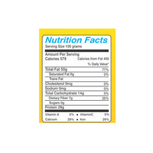 Load image into Gallery viewer, Special Choice California Almonds Tingy Tangy Masala 100g (Nutritional Facts)