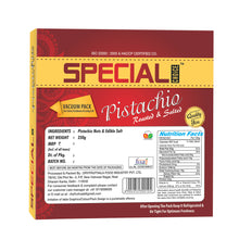 Load image into Gallery viewer, Special Choice Pistachio Roasted And Salted Iranian Vacuum Pack 250g (Back)