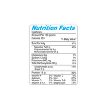 Load image into Gallery viewer, Special Choice Cashew Nuts Roasted n Masala Vacuum Pack 250g (Nutrition Facts)