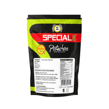 Load image into Gallery viewer, Special Choice Pistachio Roasted And Salted California Pouch 250g (Back)