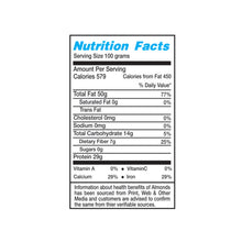 Load image into Gallery viewer, Special Choice Gurbandi Giri (Almond Kernels) Vacuum Pack 250g (Nutrition Facts)