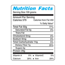 Load image into Gallery viewer, Special Choice California Almonds Roasted And Salted Vacuum Pack 250g (Nutritional Facts)