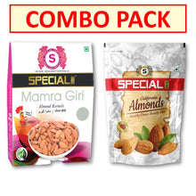 Load image into Gallery viewer, Special Choice Combo Of Almonds (Mamra & California Almonds) (250g Each x 2 Pack)