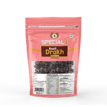 Load image into Gallery viewer, Special Choice Kali Darakh / Black Raisins (Seedless) 250g (Back)