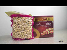Load and play video in Gallery viewer, Special Choice Pistachio Roasted And Salted Iranian Vacuum Pack 250g
