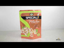 Load and play video in Gallery viewer, Special Choice Pistachio Roasted And Salted Irani Super Jumbo 250g