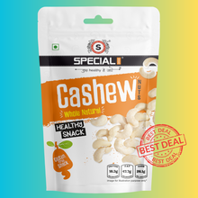 Load image into Gallery viewer, 100% Natural Premium Whole Cashews 250g Value Pack | Premium Kaju nuts W320 | Gluten Free &amp; High Protein
