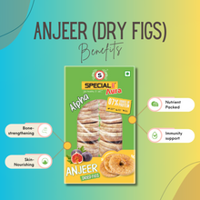 Load image into Gallery viewer, Special Choice (Aura) Sun Dried Fig (Alpha) 250gm | Vacuumed Pack Afghani Anjeer | Medium Size Anjeer
