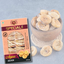 Load image into Gallery viewer, Special Choice Premium Dried Afghani Anjeer 250g Pack | Dried Figs Ajnir | Rich source of Fibre Calcium &amp; Iron | Low in calories and Fat Free | Non-GMO Dried Figs
