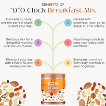 Load image into Gallery viewer, Special Choice 9 o&#39;clock Breakfast Mix 250g Jar | Trail Mix | Nuts &amp; Seeds Mix | Re-usable Jar | Healthy Snack | Dry Fruits &amp; Nuts
