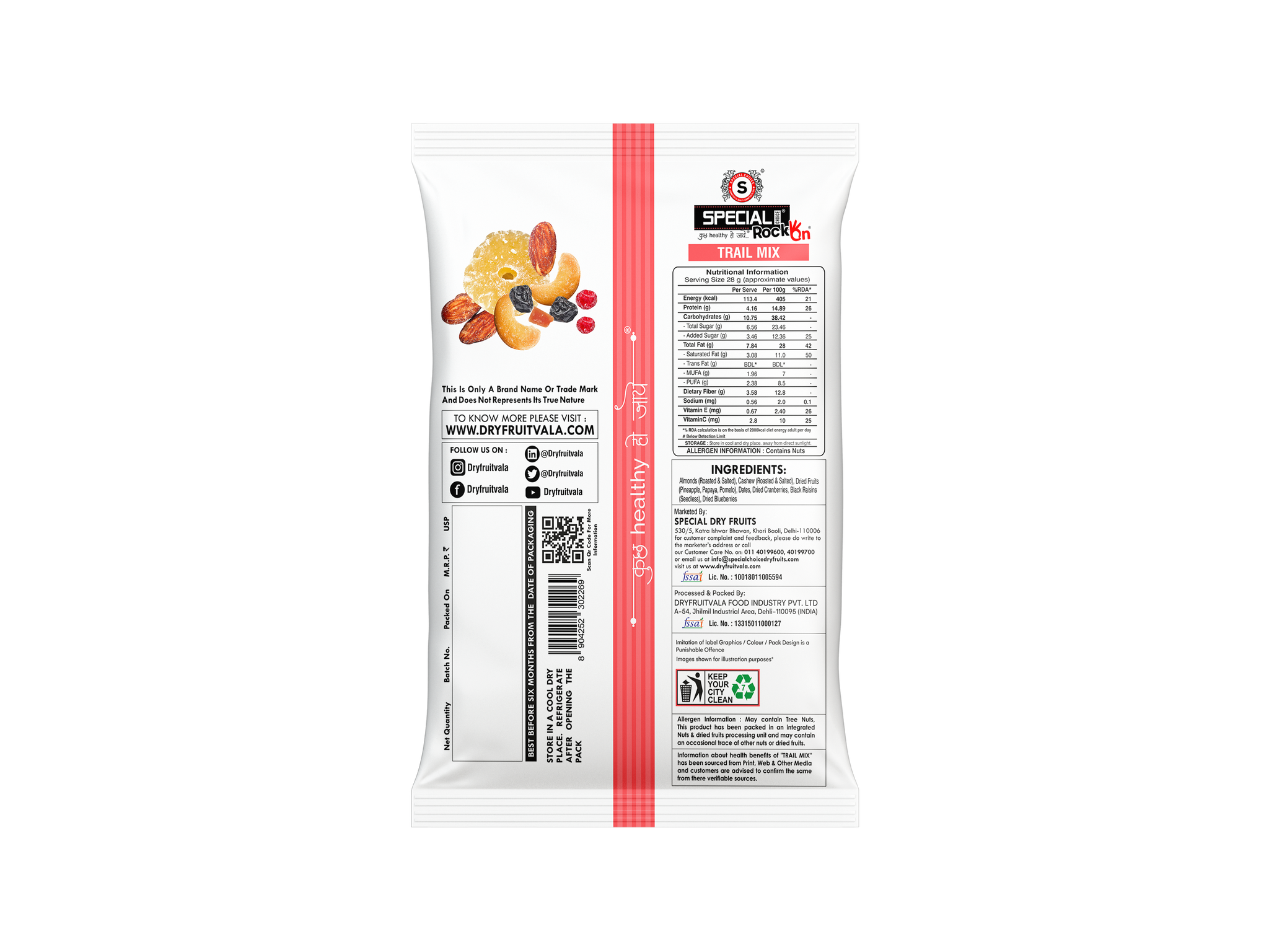 Special Choice (Rock On) ZenSnack Combo: Energetic Trail Mix, Seeds ...