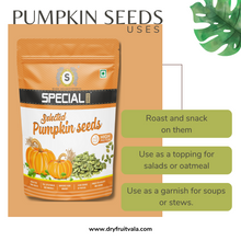 Load image into Gallery viewer, Special Choice Healthy Raw Seeds Combo- Jumbo Pumpkin Seeds, Jumbo Sunflower Seeds, Chia Seeds (250g*3) - Seeds for Eating Combo | Healthy Snacking with 100% Natural and Clean Ingredients

