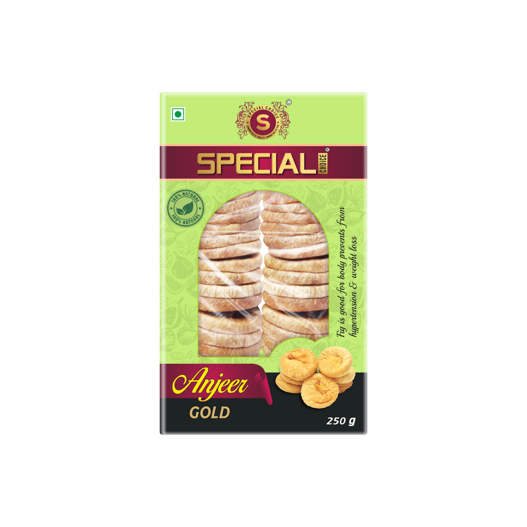 Special Choice Anjeer (Dry Figs) Gold Vacuum Pack 250g