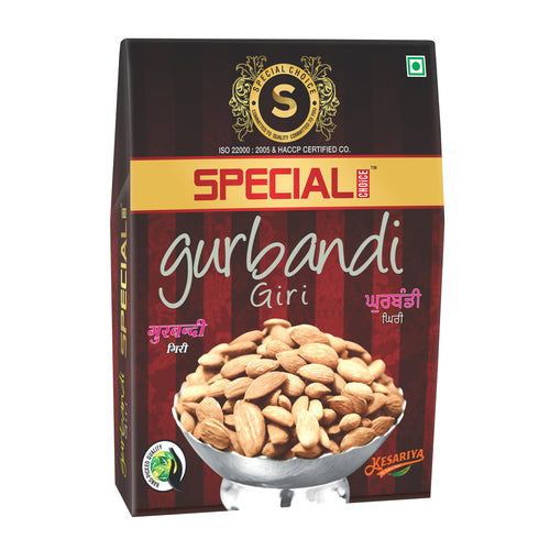 Special Choice Gurbandi Giri (Almond Kernels) Kesariya Vacuum Pack 250g