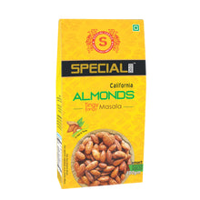 Load image into Gallery viewer, Special Choice Combo Of California Almonds (Raw, Salted &amp; Masala) (100g Each x 3 Pack)
