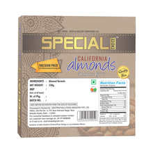 Load image into Gallery viewer, Special Choice California Almonds Vacuum Pack 250g (Back)
