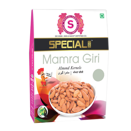 Special Choice Mamra Giri (Almond Kernels) Silver Vacuum Pack 250g