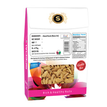 Load image into Gallery viewer, Special Choice Mamra Giri (Almond Kernels) Silver Vacuum Pack 250g (Back)
