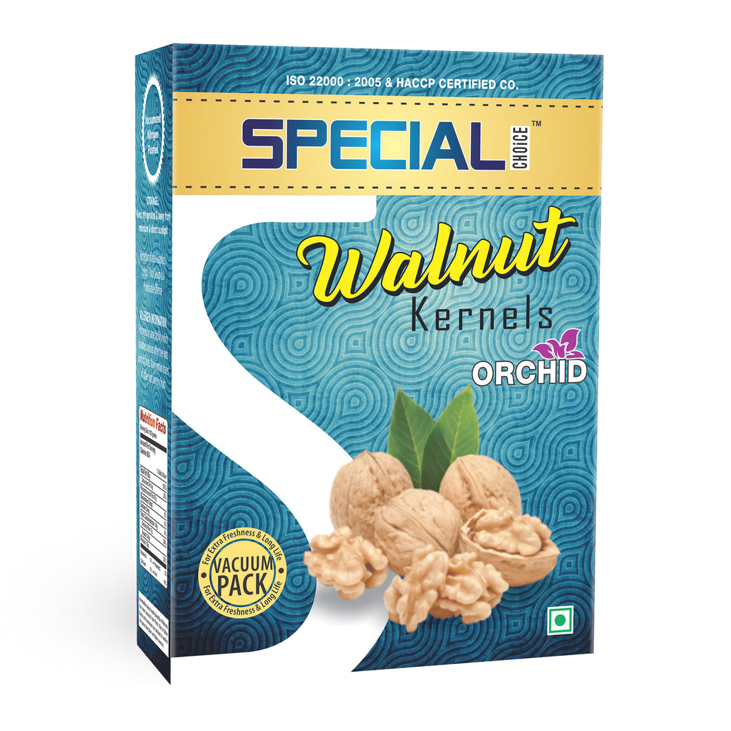Special Choice Walnut Kernels Orchid (4 piece Premium) Vacuum Pack 250g