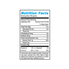 Load image into Gallery viewer, Special Choice Gurbandi Giri (Almond Kernels) Vacuum Pack 250g (Nutrition Facts)
