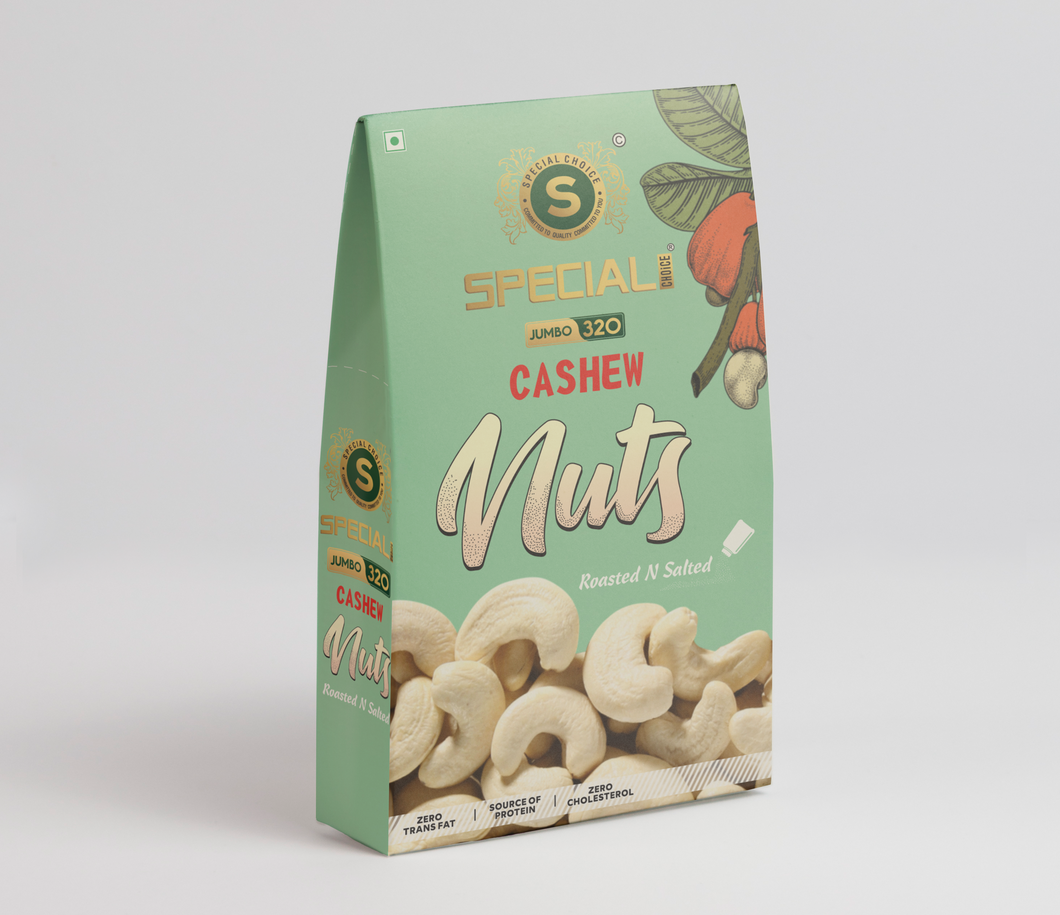Special Choice Cashew Nuts (Jumbo 320) Salted 250g (Front)