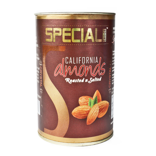 Special Choice California Almonds Roasted And Salted Can Pack 100g