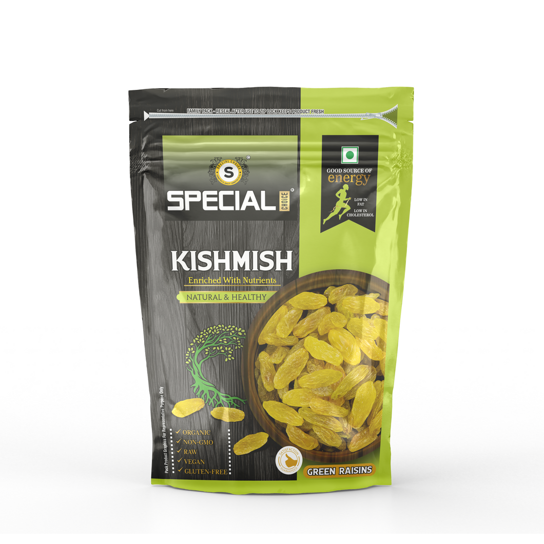 Special Choice Kishmish (Green Raisins) Round 250g