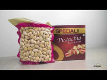 Load and play video in Gallery viewer, Special Choice Pistachio Roasted And Salted Iranian Vacuum Pack 250g
