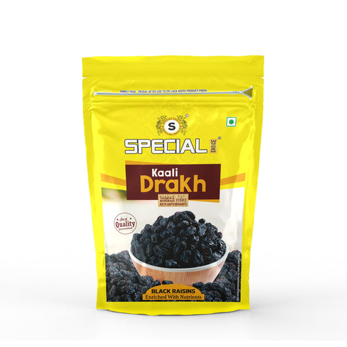 Special Choice Kali Darakh / Black Raisins (Seeded) 250g