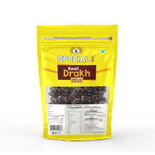 Load image into Gallery viewer, Special Choice Kali Darakh / Black Raisins (Seeded) 250g (Back)
